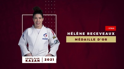 HÉLÈNE RECEVEAUX EN OR !