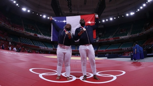 J7 JEUX OLYMPIQUES : ROMANE DICKO ET TEDDY RINER EN BRONZE