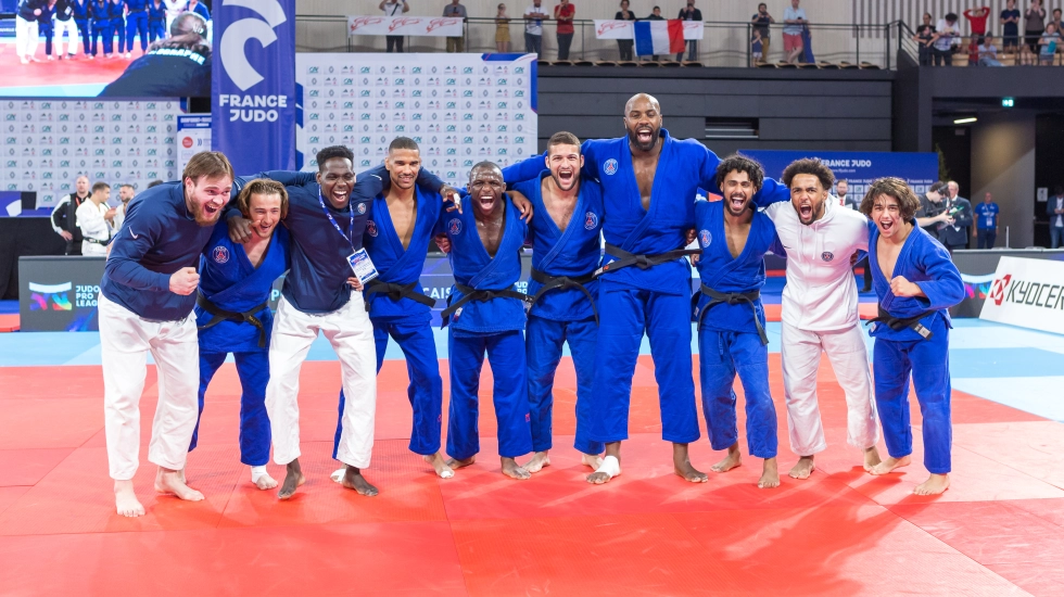 L'équipe masculine du PSG Judo (75) conserve son titre de champion de France