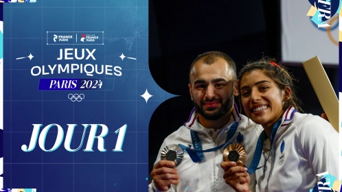 JO Paris 2024 - J1 : Shirine et Luka lancent l'équipe de France ! 