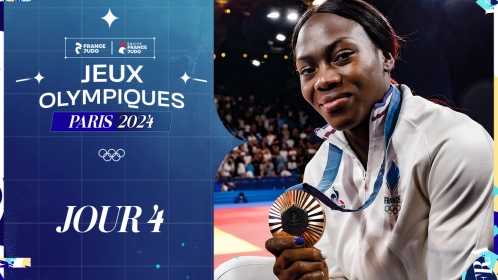 JO Paris 2024 - J4 : Clarisse Agbegnenou apporte une 6e médaille au judo français