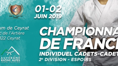 CHAMPIONNATS DE FRANCE CADET-TES - 2D ET ESPOIRS