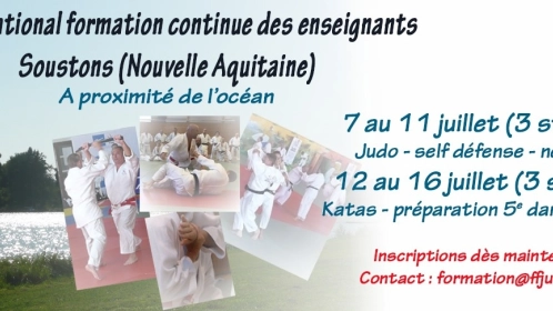 FORMATIONS - STAGE NATIONAL À SOUSTONS